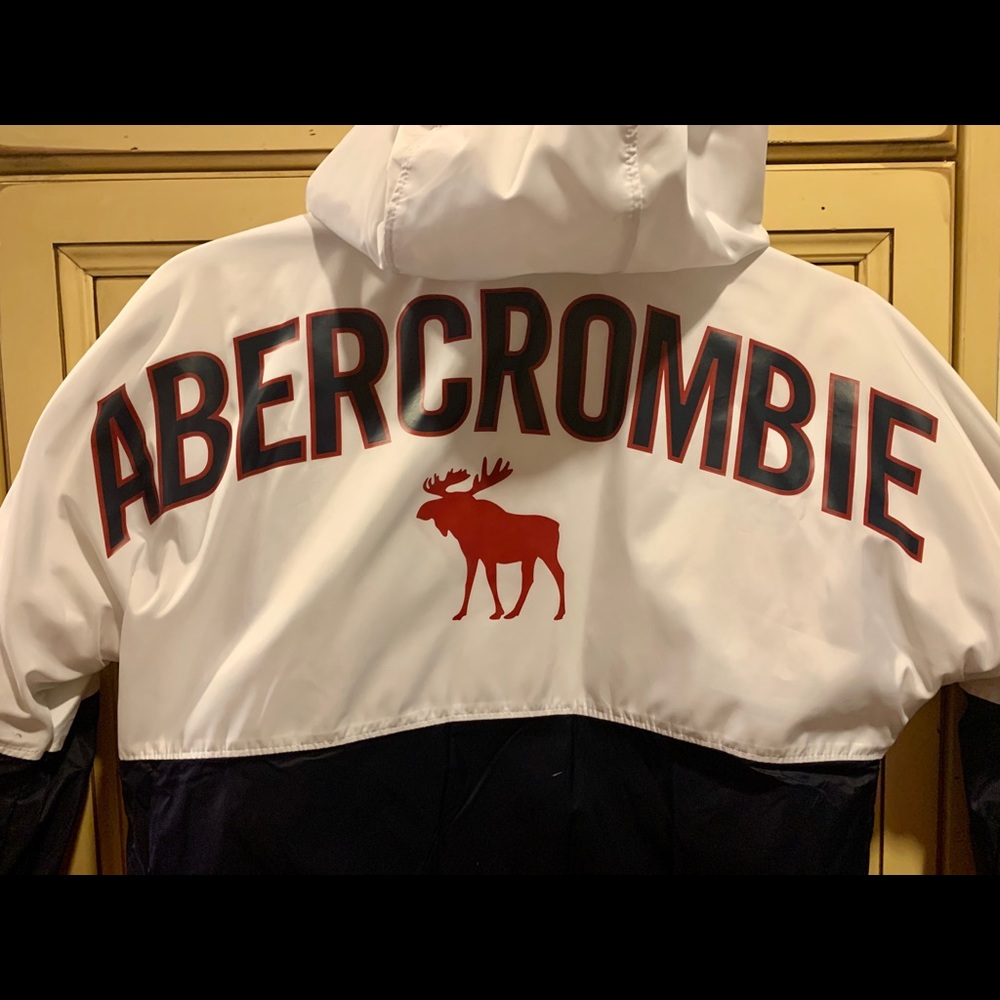 Abercrombie kids lightweight 1/2 zip pullover coat